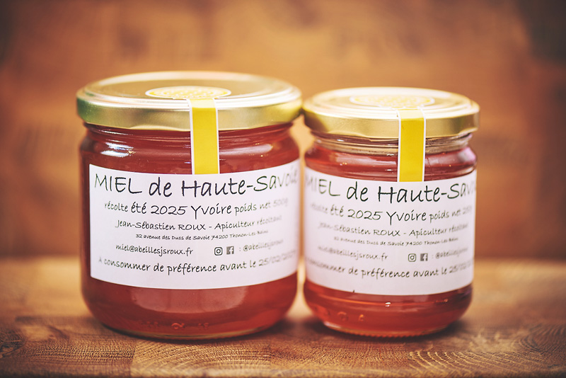 miel été pots 500g et 250g 